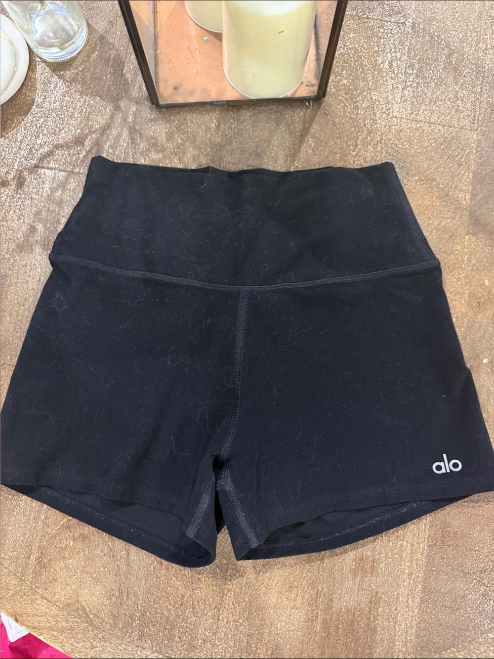 ALO Yoga Black Athletic bike Shorts